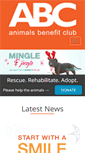 Mobile Screenshot of animalsbenefitclub.com